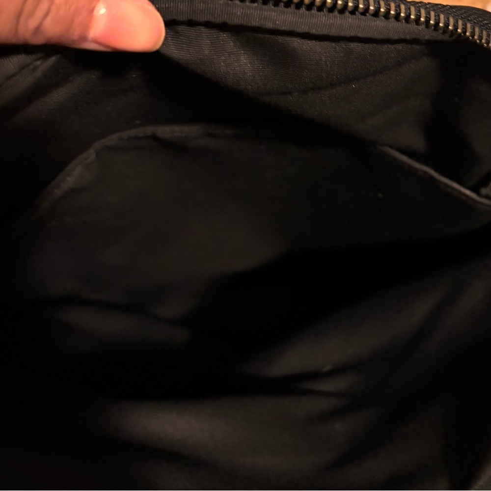 Coach Men’s Signature Canvas Backpack with Black and Blue Leather Accents - Picture 6 of 6